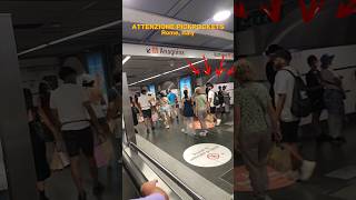 🔴 ATTENZIONE PICKPOCKETS Roma Termini amp Europe Metro Stations Pickpocket Viral Trending Shorts [upl. by Canada841]