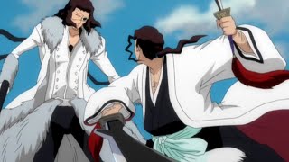 SHUNSUI KYORAKU FIGHTS AGAINST ESPADA NO 1 COYOTE STARRK [upl. by Kera]