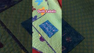 An Embroidered Quilt Label quilt livingwaterquilter [upl. by Gadmann799]