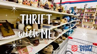 Thrift With Me  The Salvation Army Thrift Store  Vintage Home Decor  Etsy Vintage Shop [upl. by Juanita]