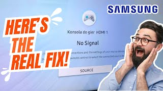 No Signal Error from HDMI connections Samsung TV  Here’s the Real Fix [upl. by Belak]