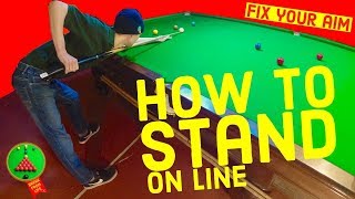 Fixed Aiming Snooker Stance Improve Alignment [upl. by Corinna717]