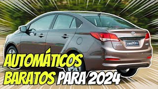 INCRÍVEIS 5 Melhores Carros AUTOMÁTICOS Até 60 Mil Confiáveis Econômicos E Baratos [upl. by Kleeman]