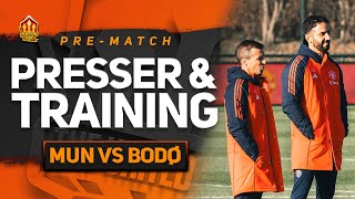 INJURY BOOSTS AND MORE SETBACKS Full Open Training amp Ruben Amorim Press Conference vs BodøGlimt [upl. by Aihsiyt]