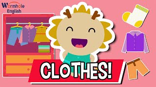 What Are You Wearing ♫  Clothes Song  Wormhole Learning  Songs For Kids [upl. by Goff992]