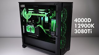 Corsair 4000D Airflow – 12900K RTX 3080 Ti Build [upl. by Catherine]