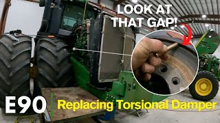 E90  How to Tell John Deere 9R Torsional Damper is Worn Out [upl. by Standley]