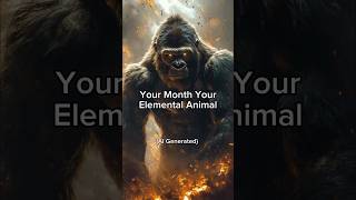 Your Month Your Elemental Animal  Ai Generated [upl. by Bergwall]