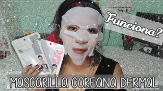 ¿FUNCIONA ║ MASCARILLA COREANA DE COLÁGENO DERMAL ║HI KALI♥ [upl. by Mahseh226]