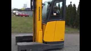 EL4707  2500 kg used Jungheinrich ETVQ 25 Electro 4 way forklift from 2005 [upl. by Arracahs]