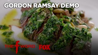 Gordon’s Skirt Steak With Chimichurri Sauce Recipe Extended Version  Season 1 Ep 8  THE F WORD [upl. by Gettings873]