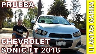 CHEVROLET SONIC LT2016  PRUEBA ESPAÑOL  UNICARS LA VILLA [upl. by Darreg]