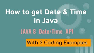 java 8 date time api  How Get Current Date and Time in Java [upl. by Cummins]