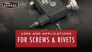 Uses And Applications For Screws And Rivets [upl. by Marilin850]