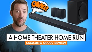 The BEST Home Theater SOUNDBAR JUST Got BETTER Samsung Q990C Review [upl. by Atinaujnas]