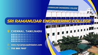 Sri Ramanujar Engineering College  Chennai  Engineering Colleges in Tamil Nadu [upl. by Culberson]