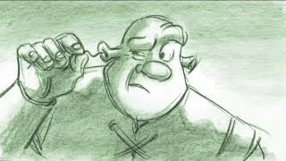 Shrek quotHallelujah Songquot Storyboard [upl. by Nessaj]