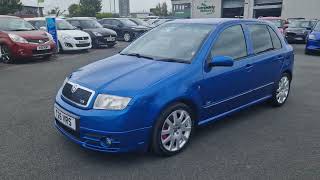 A Great Example Of a Special Edition Skoda Fabia 19 TDI vRS 5dr With Only 52960 Miles Since New [upl. by Gresham]