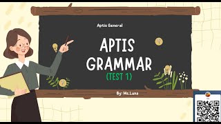 AptisGrammarTest 1 [upl. by Dibru]