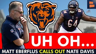 Bears Training Camp News Matt Eberflus CALLS OUT Nate Davis Velus Jones Moving To RB HARD KNOCKS [upl. by Antonino]