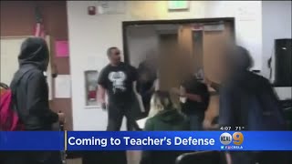 Maywood Faculty Students Defend Teacher Recorded In Classroom Brawl [upl. by Renato]