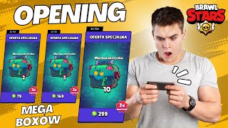 OPENING BRAWL STARS MEGA BOX ZOBACZ CO TAM WYPADŁO [upl. by Aryas393]