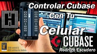 Controlar Cubase Con Tu Celular [upl. by Enyluqcaj]