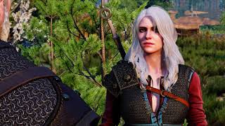 The Witcher 3 Ciri Alternate HairStyle Both Player and NPC [upl. by Ahsiatal]