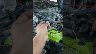 How to injector check Nissan patrol y61 shortsvideo [upl. by Nim330]