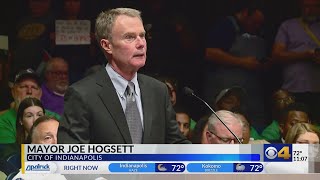 Mayor Hogsett presents 16 billion 2025 budget to Indianapolis CityCounty Council [upl. by Lunetta718]