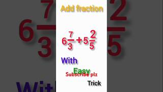 maths Addition of fractions mathtricks easy calculation ProfAsif Mehmood [upl. by Peri869]