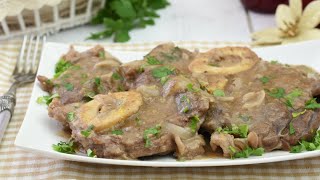 “RICETTA DEL GIORNO FACILE E VELOCE OSSOBUCO 🍖 ALLA MILANESE ” [upl. by Arrik311]