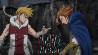 Meliodas and Lancelot Vs Arthur  Anime Fight Night Part 46 [upl. by Nnylirak]