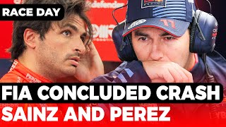 FIA concluded crash Perez and Sainz after hectic Grand Prix  GPFans Race Day [upl. by Snashall778]