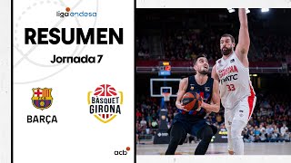 Barça  Bàsquet Girona 7269 RESUMEN  Liga Endesa 202223 [upl. by Ahterod]