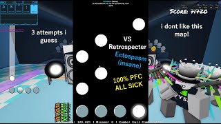 VS RetroSpecter  Ectospasm Insane 10000 PFC Perfect Combo  Roblox Funky Friday [upl. by Auqenwahs]