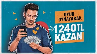 Oyun Oynayarak 1240₺ Kazan 🤑 İnternetten Para Kazanma Yolları 2024 [upl. by Mellitz]