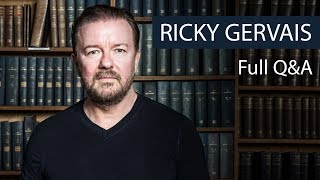 Ricky Gervais  Full QampA  Oxford Union [upl. by Travus514]