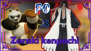 Kung Fu Panda reagindo a Po As Zaraki kenpachi Tik Toks Gacha React [upl. by Crescen]