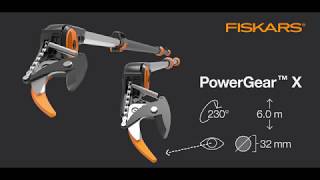 Fiskars 1023624 FSK1023624 UPX86 Powergear Telescopic Bypass Tree Pruner Cutter 24m  4m [upl. by Rumpf]