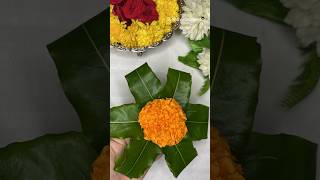 😱❤️Mango Leaf Decoration ideas  Pooja decoration Ideas shorts diy navaratri diwali trending [upl. by Cary]