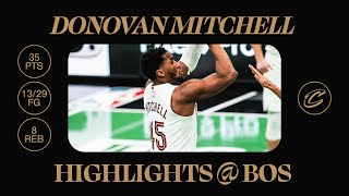 Cavs at Celtics  Donovan Mitchell Highlights  11192024 [upl. by Ibur]