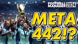 Testing FM24 Best Tactics META 442  Football Manager 2024 [upl. by Irihs906]