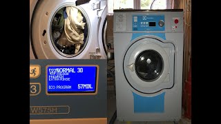 Electrolux Professional W575H  Normal 30°C ECO option  PreWash  Extra Rinse 78Kg Full load [upl. by Firahs143]