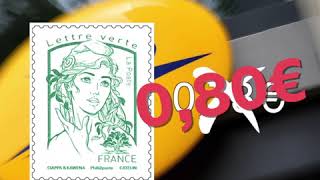 La Poste le prix du timbre augmente et frôle 1€ [upl. by Ajna]