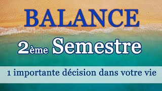 BALANCE  2EME SEMESTRE 2022  quot Une importante décision quot [upl. by Nevai]