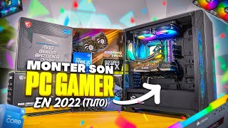 COMMENT MONTER SON PC GAMER EN 2022  tuto montage pc gaming [upl. by Enelyar69]