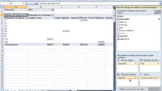 Excel 2007 tutoriel 8  Fonctions avancées des tableaux croisés dynamiques [upl. by Aissyla]