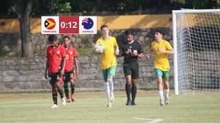 Highlight Australia vs Timor Leste 120 Asean U16 Championship 2024 [upl. by Bowes987]