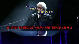 Cenere damore Live Nino DAngelo Karaoke Completo [upl. by Ahsercul915]